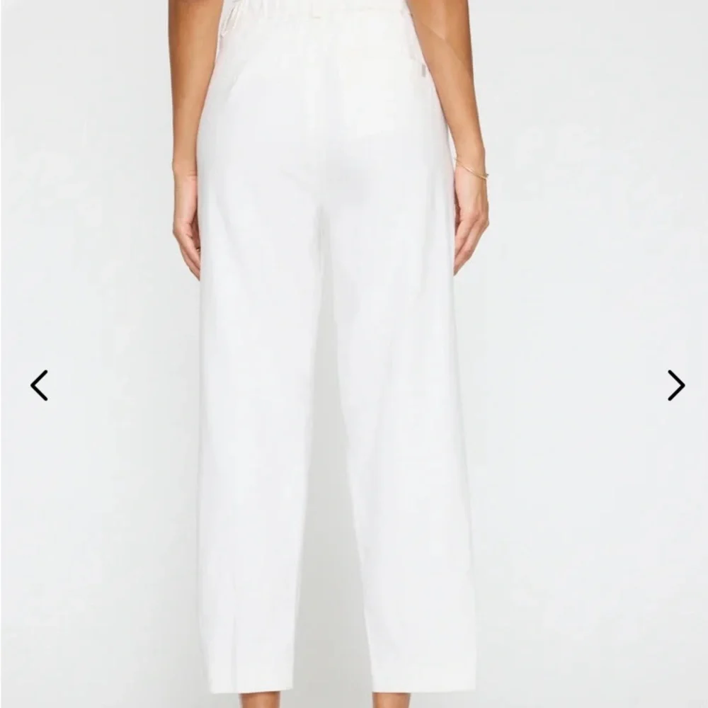NWT Brochure Walker Talia cropped pant salt white small $398 - Picture 3 of 4